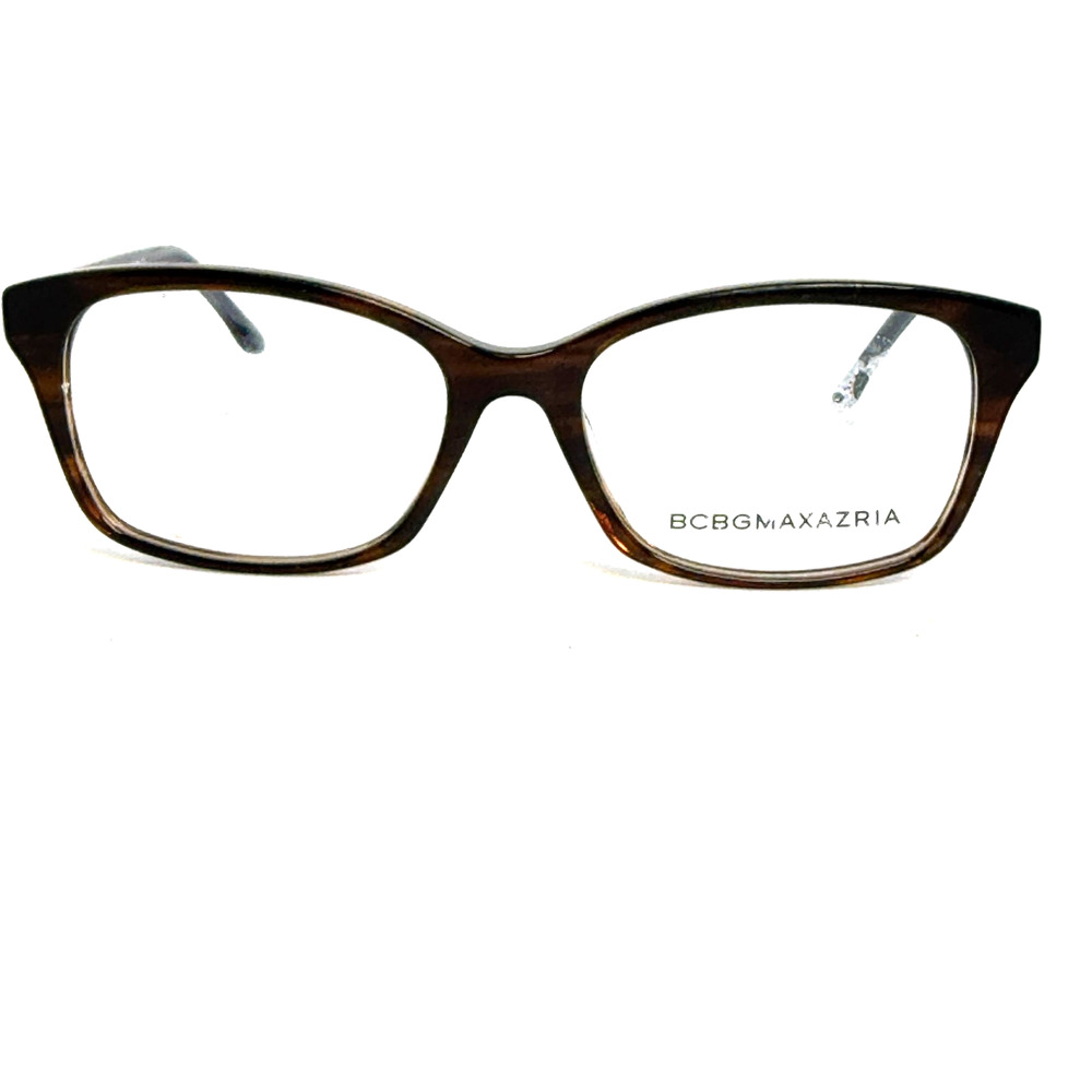 BCBGMAXAZRIA Merissa Brown Horn Eyeglasses Frame‎ 53-16-140mm H20670